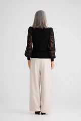 Janelle Knit Top - Black