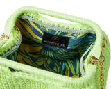 Miss Polyplexi -Cartagena Metalic Yellow Crochet Cross Body Bag