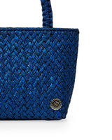 Miss Polyplexi -Micro Lousiana Metallic Blue Crochet Bag