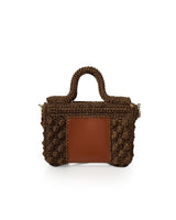 Miss Polyplexi -Midi Ophelia Brown Crochet Bag
