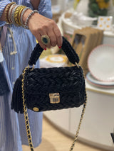 Miss Polyplexi - Seville Black Crochet Cross Body Bag