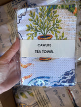 SUMMER LOVE WAFFLE TEA TOWEL