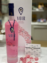 Voir Cherry Blossom Vodka flavoured 700ml bottle with a Mati Bracelet and lollies