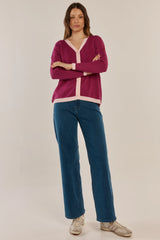Hampton Cardigan - Pink