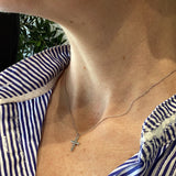 Silver Classic Small Cross Necklace