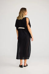 Luma Kaftan - Black with Natural