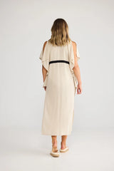 Luma Kaftan - Natural with Black