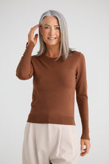 St James Knit - Chocolate