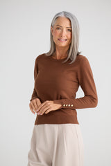 St James Knit - Chocolate