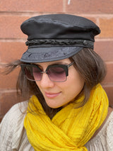 traditional greek fishermans hat. Made from 100% cotton with internal lining in red satin. Stylish and on trend. Suits both men and women