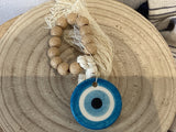 Evil eye ceramic wall decor- cream