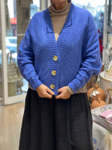 Carrington Cardigan  -Mediterranean Blue