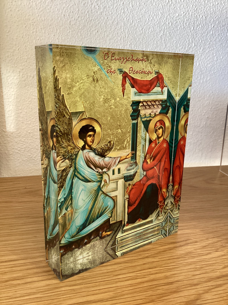 Visit of Archangel to Mother Mary  Icon