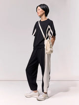 Lounge and Leave Top - Black