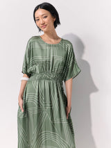 Geo Grove Dress - Nature