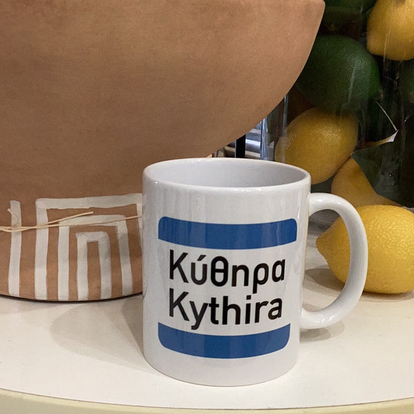 KYTHIRA GREEK SIGN MUG