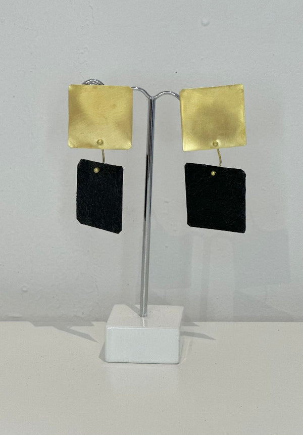 Greek Cargo Black and gold earrings
