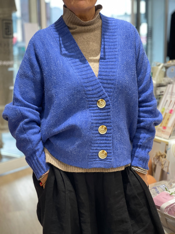 Carrington Cardigan  -Mediterranean Blue