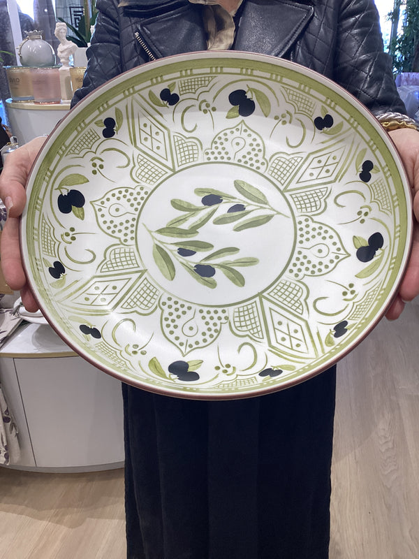 Large Olive Plater