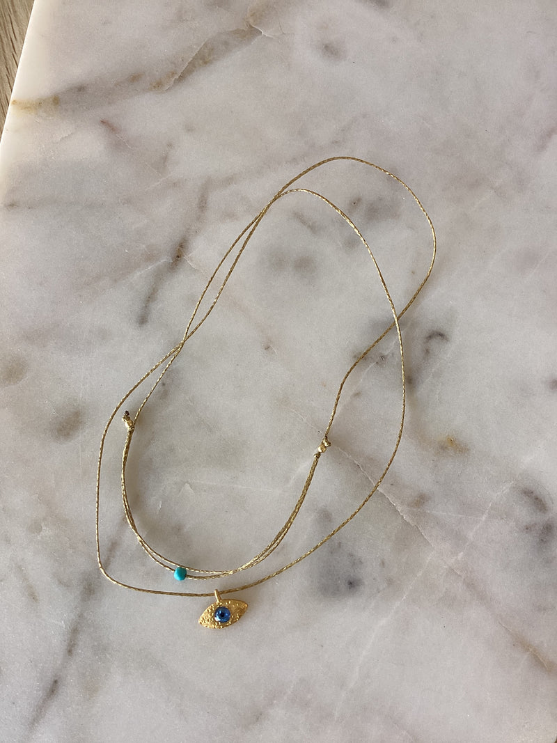 Gold Mati necklace