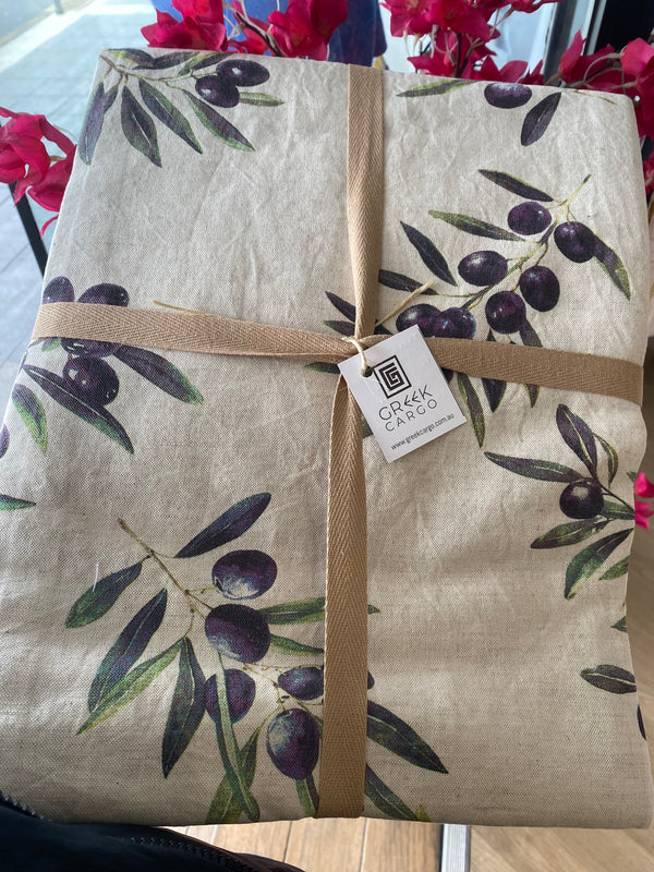 Olive Table Cloth