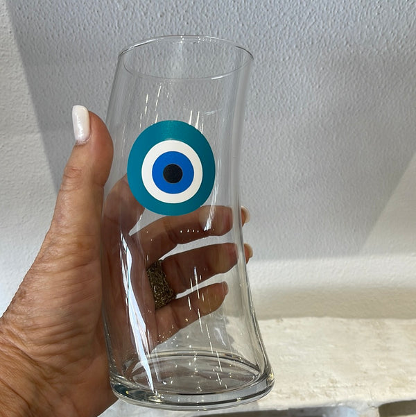 Mati Eye Frappe Wave Glass