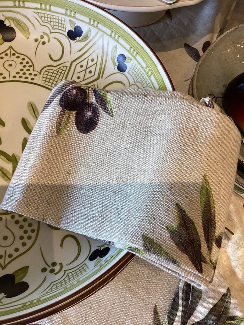 Olive branch Tea Towel