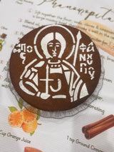 Phanouropita - Saint Phanourios Teatowel & Stencil Kit