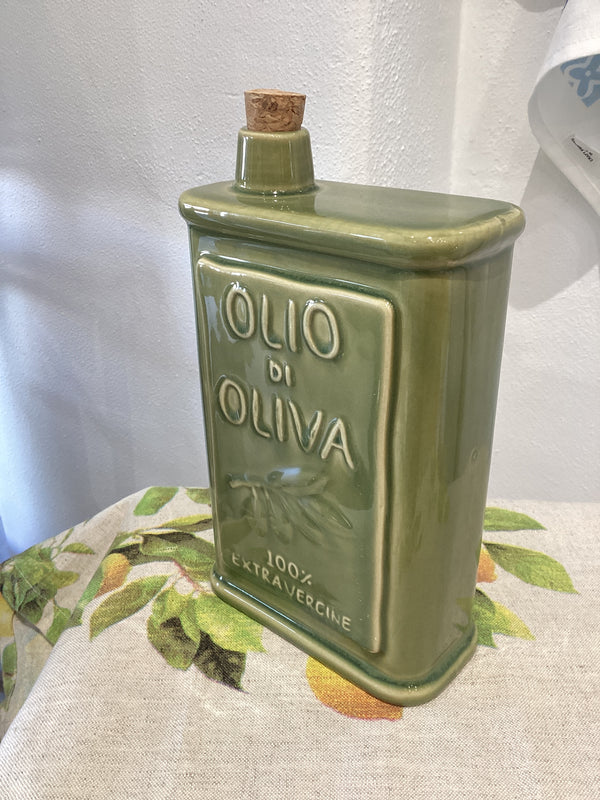 Olive Oil ceramic container