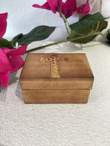 Small box with brass cross