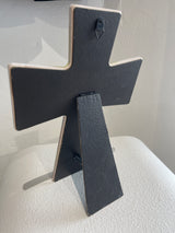 Mary Magdalene Extra Large  white ceramic cross