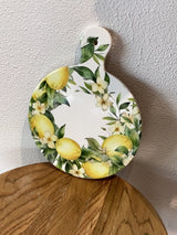 Ceramic pot holder -lemons