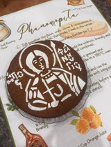 Phanouropita - Saint Phanourios Teatowel & Stencil Kit