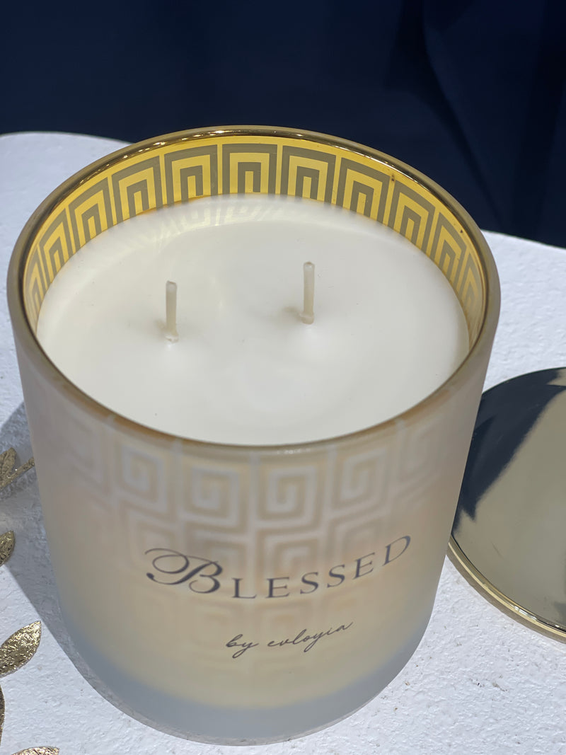 Blessed SOY CANDLE by Evlogia - Frankincense, Patchouli & Sandalwood