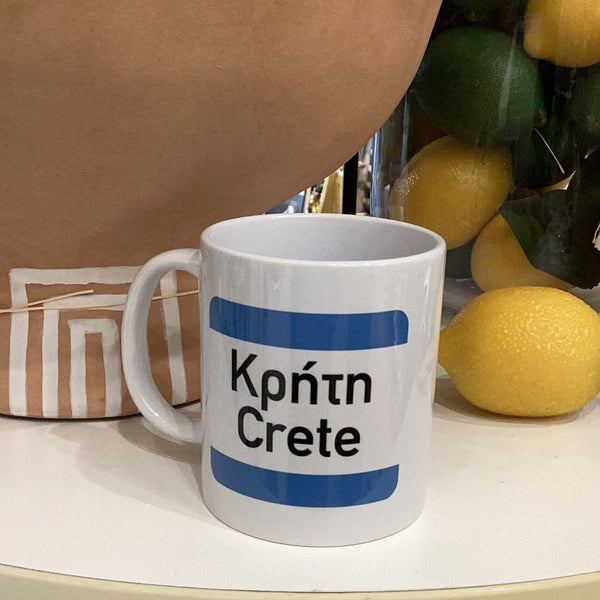 CRETE GREEK SIGN MUG