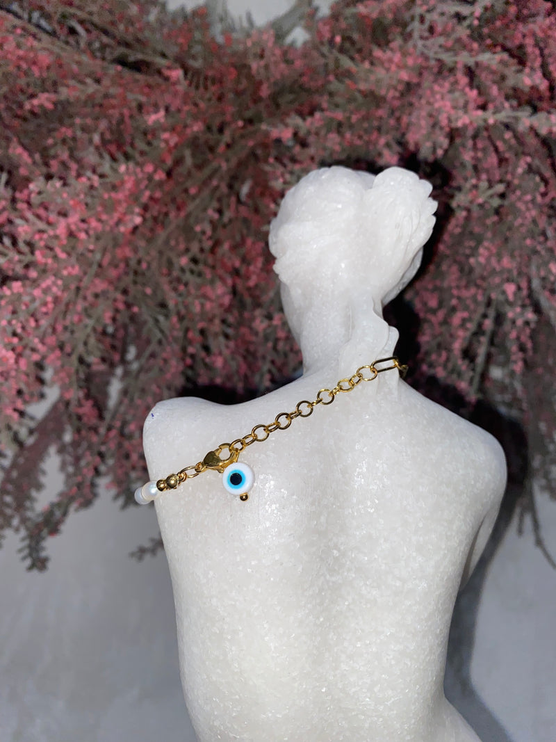 AGERI BRACELET - Mati With Fresh Water Pearls