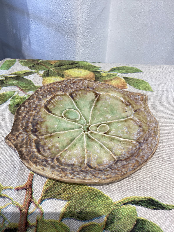 Lemon ceramic small plate