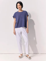 Comfort Linen Pant - White