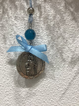 Large Panagia on a Blue Cord