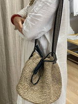 Greek Raffia Bucket bag by Aggel