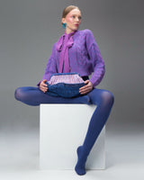 Miss Polyplexi Lilac Button Front Cardigan