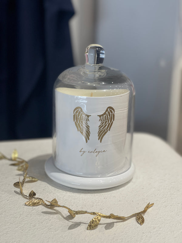 Angel Wings SOY CANDLE by Evlogia - Livani, Egyptian Amber and Lavender