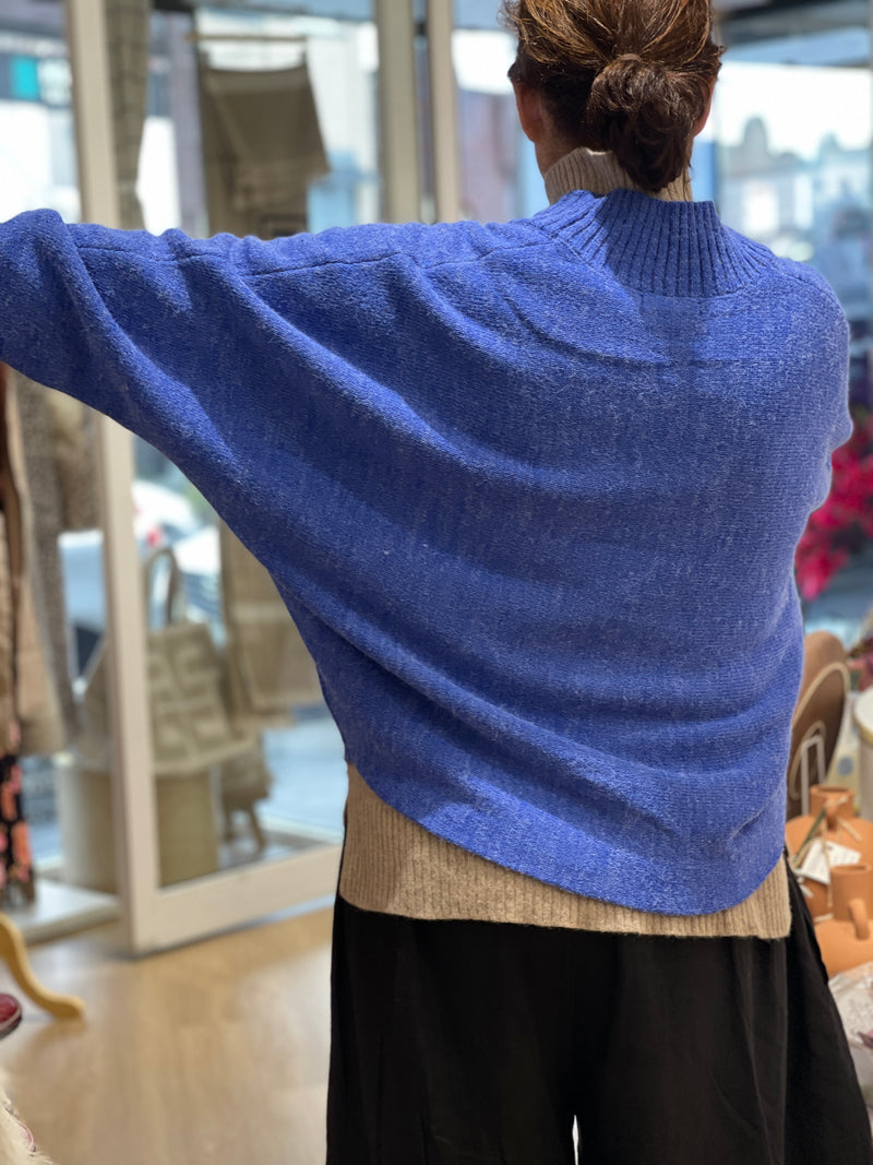 Carrington Cardigan  -Mediterranean Blue