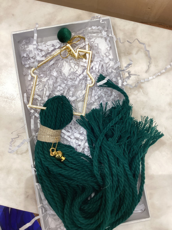 Green Tassel Gouri  -House Good luck charm decor)