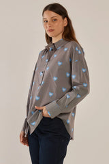 Athena Shirt - Mythology Stripe Print