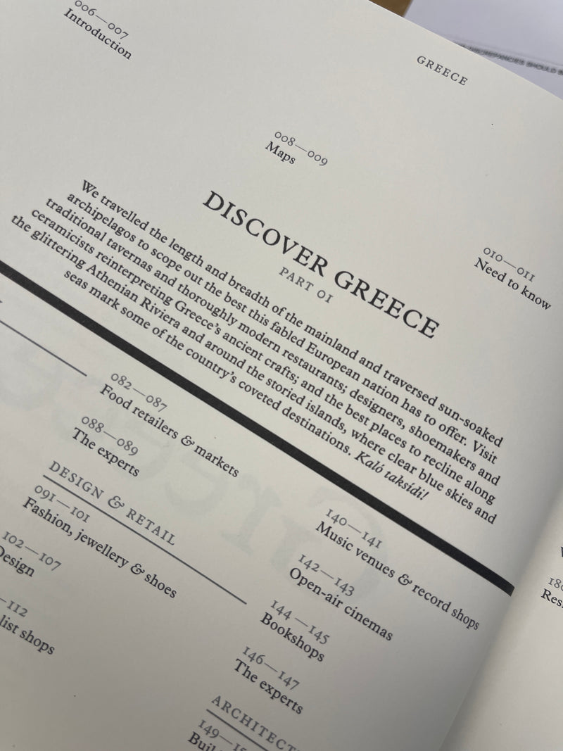 Greece : The Monicle Handbook