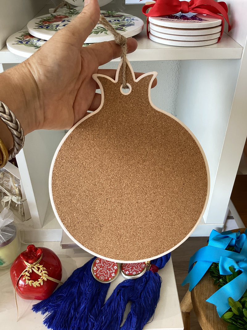 Greek Christmas Tree Ceramic  Trivet