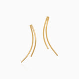 BALLET GOLD PLATED EARRINGS BY KATERINA VASSOU