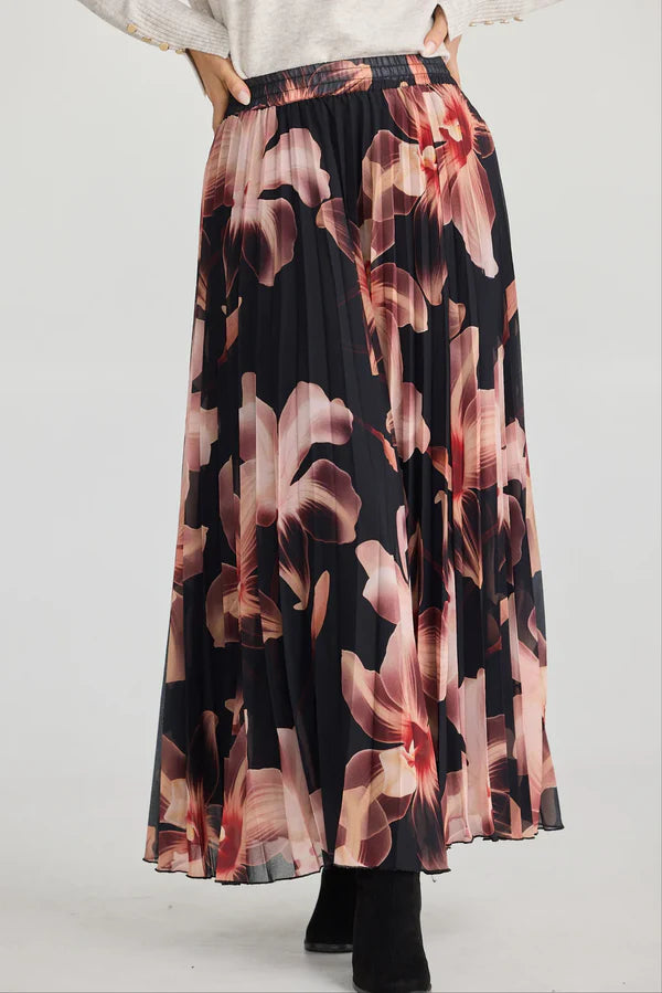 Alias Pleated Skirt - Night Orchid