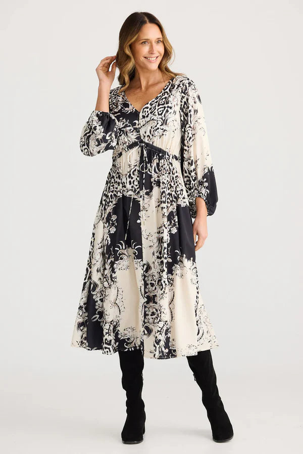 Daylight Midi Dress in Pantheon